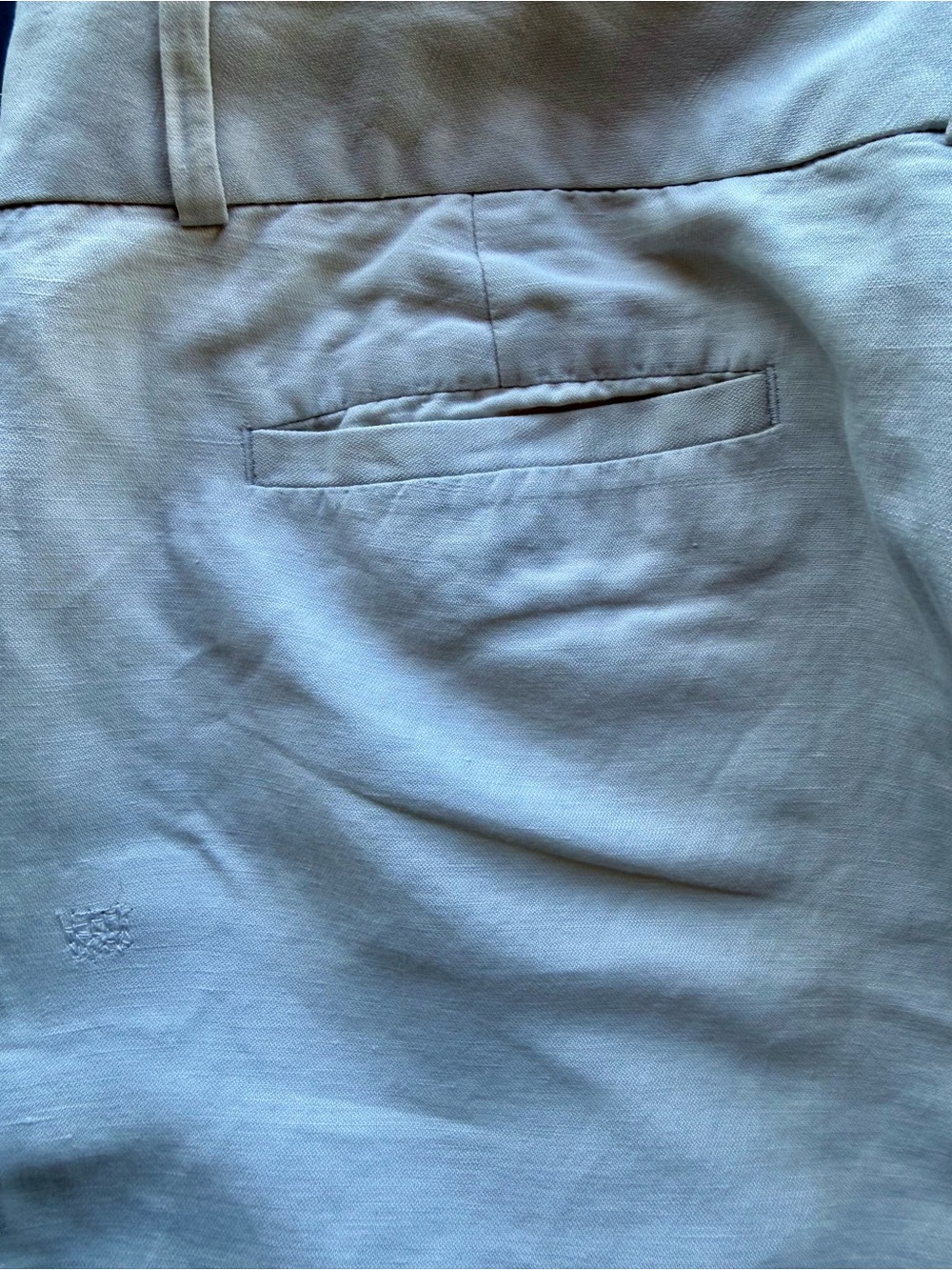 Banana Republic * Linen Martin Fit White Pants Trouser * Size 12 - Picture 16 of 16
